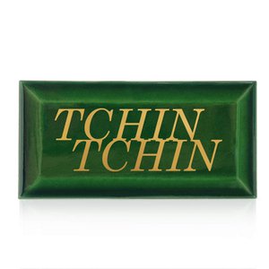 Metro tile "Tchin Tchin" green/gold