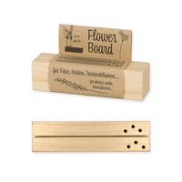 Flower Board "Karten/Trockenblumenhalt."