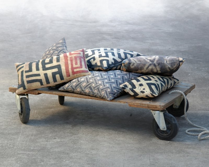 Housse de coussin en velours Luku