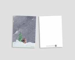 postkort - serie 'Jul'- 'Ot og Sien fejrer jul'