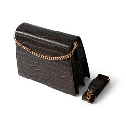 Sac Jeele Croc-Marron