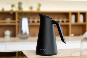 Thermos with glass inner 1l silver SOHO 29668