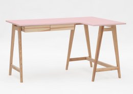 LUKA L-Shaped Desk Left/Right Handed 135x85cm