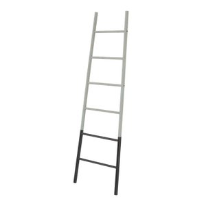 ESCALERA 55/40X3X169 METALL NEGRO/MADERA GRIS DECAPADO TH1327700