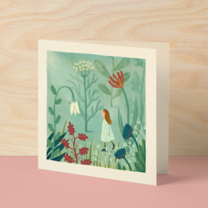 Greeting card | The magic garden
