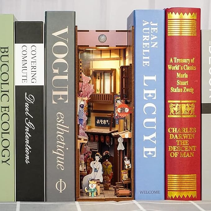 DIY Boek Nook Japanse Kruidenierswinkel Houten Kit