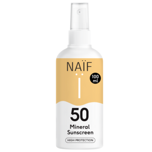 Naïf Minerale Zonnebrandspray Factor 50 100ML