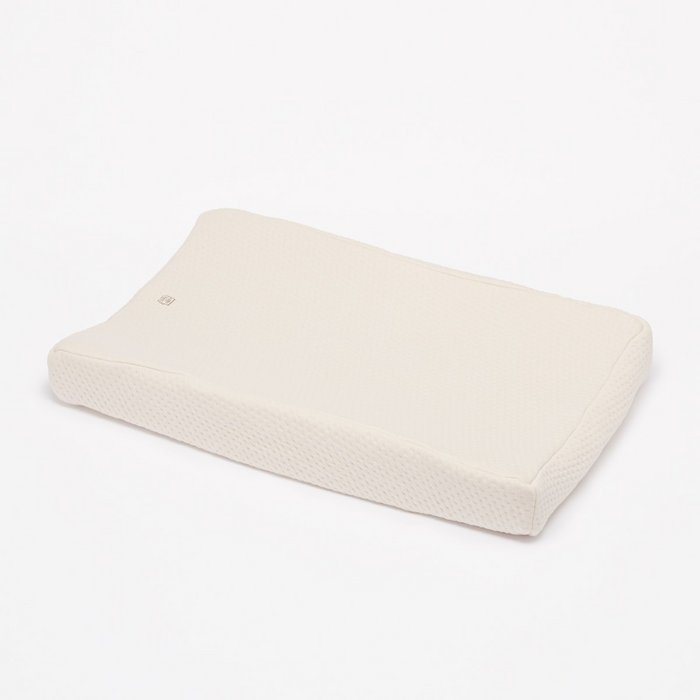 Aankleedkussenhoes off white - Soft Dots