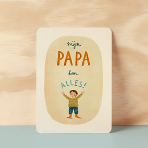 Postcard | Mijn papa zoon