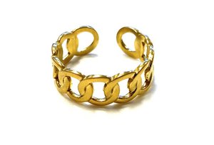 Ring Schakel Gold