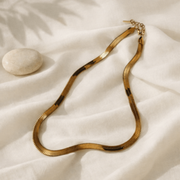 Collana Snake – Catena Serpente Oro Waterproof