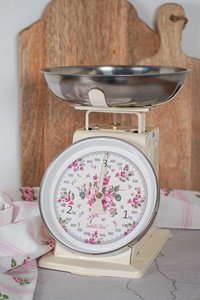 Retro kitchen scale Bella beige 3KG