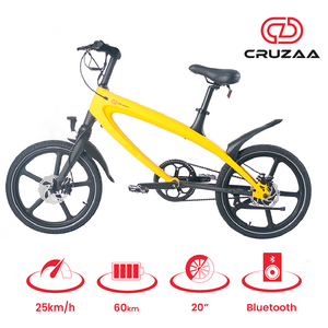 The Cruzaa Pedal assist Bluetooth Electric Bike Solarbeam Yellow