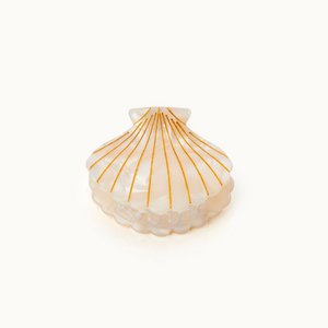 Hair clip shell shape pearl