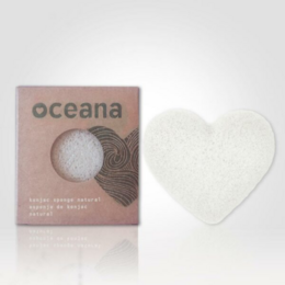 Natural konjac sponge for gentle exfoliation and cleansing. Soft, porous texture. Suitable for all skin types.