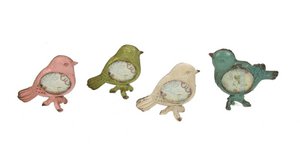 Photo frame bird mini 4 assorted
