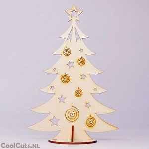 CoolCuts Holz Weihnachtsbaum 29cm