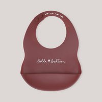 Silicone bib - Merlot Red