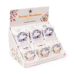 Mum shaped gemstone necklace charm, purple floral design, delicate pendant jewelry, mother gift