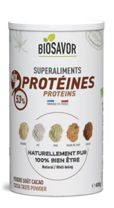 MIX PROTÉINES CACAO EN POUDRE - 400G - COMPLÉMENT ALIMENTAIRE