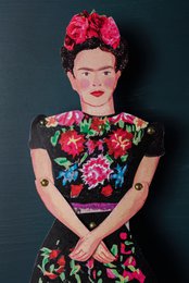 Frida Recortar y hacer títeres
