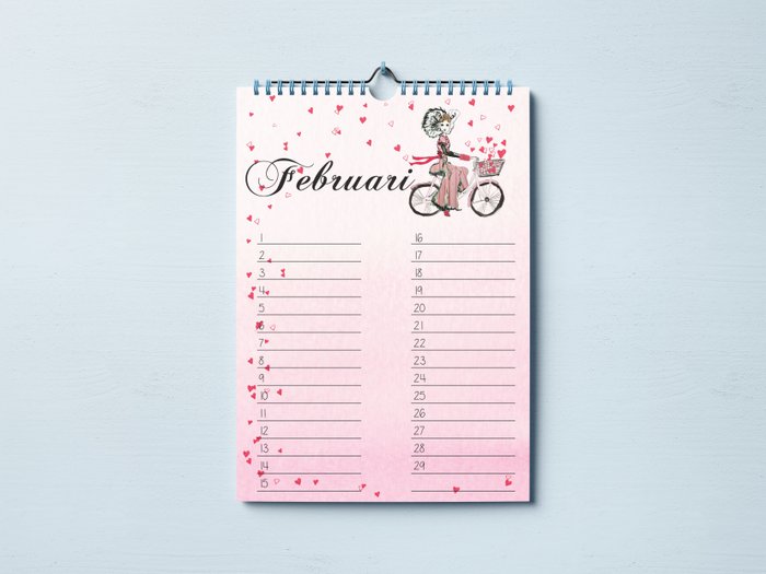 Verjaardagskalender Zeeuws meisje
