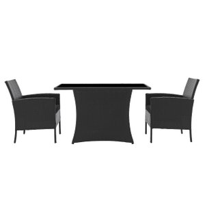 3 stuks Zitgroep inclusief 2 zitkussens