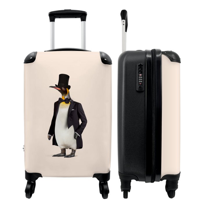 Penguin hard case luggage online