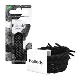 Black braided hair ties with strong hold and many color options for all outfits. 100% handmade.
