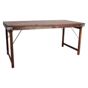 Eettafel bruin opklapbaar