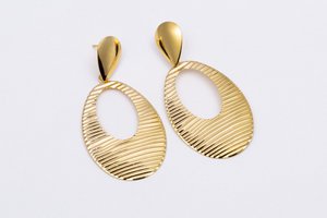 Earrings stainless steel GOLD - E60612120699