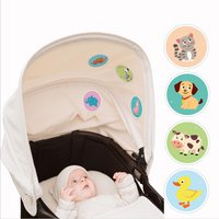 Farm yard. Stickers made of high-quality acetate silk