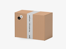  A set of 10 ceramic cups in a mystery box. The cups feature various text and graphic designs, including a heart shape and the word "MAMA".