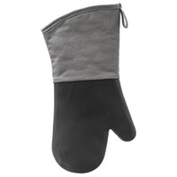 Oven Glove Silicone Black 40x20 cm