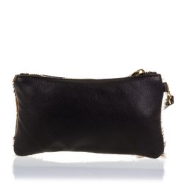 Firenze Artegiani. Mattarello Bolso de mano Mujer.Piel auténtica Cavallino Leopardo Grande Dollaro