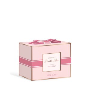 Pulver Rosenbadesalze in rosa Geschenkgläser