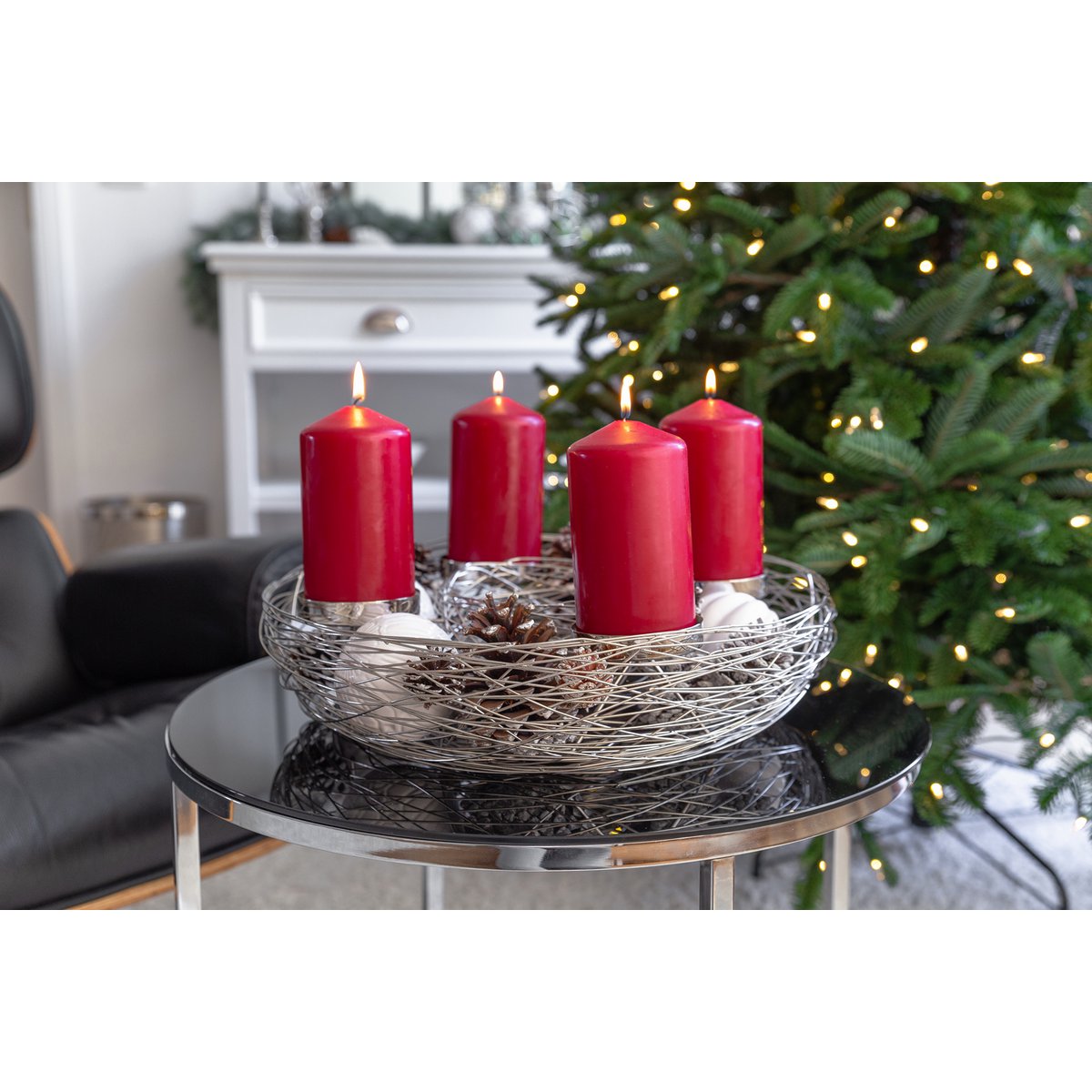 4 Candele Dell'avvento Avvento: Periodo Di Candele, Riflessione E