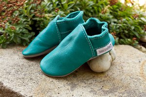 Chaussons cuir bio - waikiki