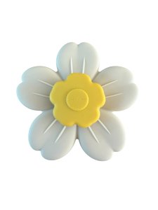 Siliconen bad spinner – Bloem - Beige