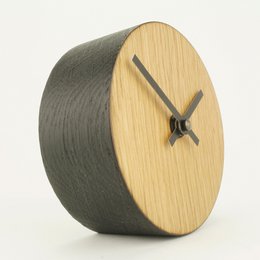 Table Clock Minimal Carbo
