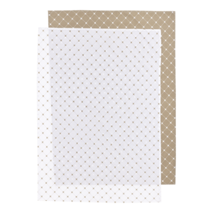 Stoff Allover Drucken Louis Taupe
