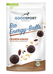 BIO energy balls, cashew cocoa, sprouted oat flakes