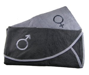 HIS AND IHRS HANDTUCH-SET RUND