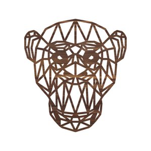 Geometrische Dieren Aap