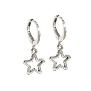 Oorbellen silver stars