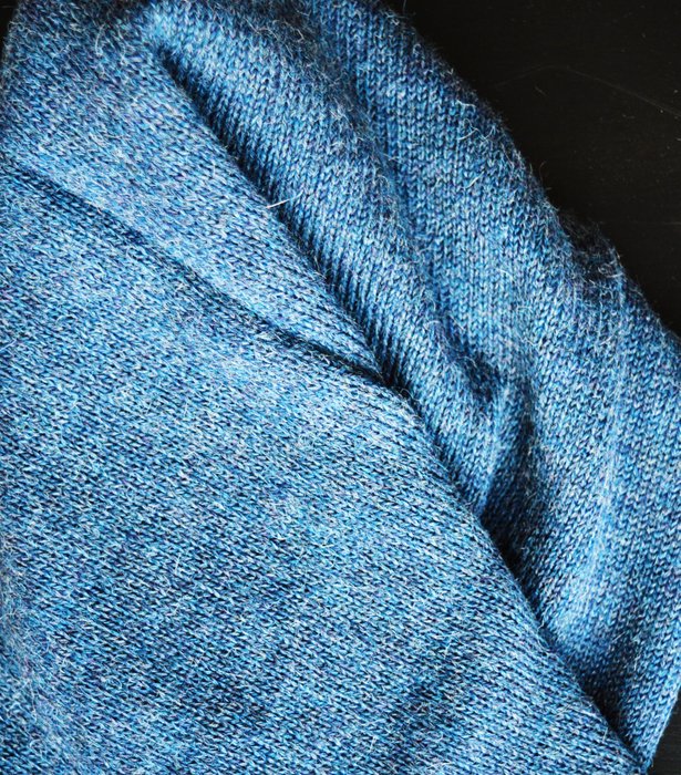 Alpaca Scarf XL Steel Blue
