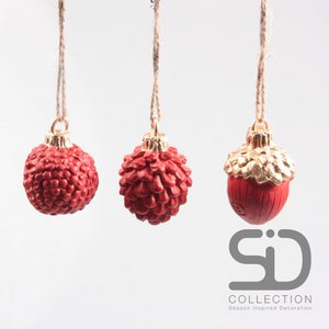 KEGELVRUCHT HANG 3.ASS 4.5X4X4 CM KERSTROOD