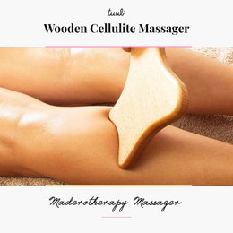 Gua Sha træ cellulite massager lymfedrænage paddle Maderotherapy