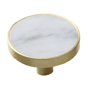 White Marble Knob/handle Dia 4 cm.