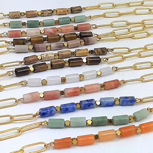 Lenkerrohr Edelstein Edelstahl vergoldet